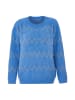 ebeeza Strickpullover in Denim Blau