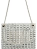 faina Women Flap Bag in Silver