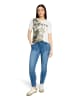 Betty Barclay Basic Shirt mit Aufdruck in Patch Cream /Khaki