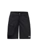 Jack Wolfskin Shorts in schwarz