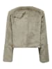ONLY Kunstfell Jacke in Silver Sage