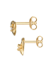 Elli DIAMONDS  Ohrringe 585 Gelbgold Herz in Gold