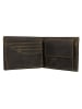 Greenburry Vintage Geldbörse Leder 13 cm olive