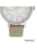 Oozoo Analog-Armbanduhr Oozoo Timepieces taupe, hellbraun mittel (ca. 38mm)