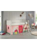 58 aufm Kessel KINDERBETT Karyl 208x114x135 Massivholz Weiß Textilset Spring 1