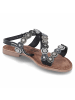 Lazamani Sandalette in schwarz