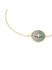 s.Oliver Armband Silber 925, Perlmutt in Gold