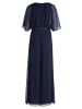 Vera Mont Jumpsuit mit Bindegürtel in Night Sky