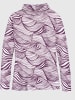 Sieh an! Langarm-Shirt in traube-ecru-bedruckt