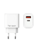Mcdodo Teltech Power-Ladegerät GaN USB / USB-C 45W PD PPS weiß TCH-03