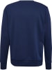 Hummel Sweatshirt mit Rundhalsausschnitt und dezentem Logo-Design in Blau