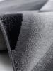 KADIMA DESIGN Teppich Kurzflor Waschbar Abstrakt ASPEN Strapazierfähig OEKO-TEX in Schwarz