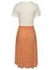 Vivance Jerseykleid in orange-creme bedruckt