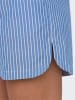 ONLY Legere Bermuda Shorts mit Nadelstreifen Design in Blau