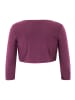 Vera Mont Bolero-Jacke figurbetont in Shiny Bordeaux