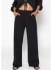 SASSYCLASSY Musselin Hose in Schwarz
