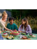 Mepal Servierschale mit Deckel & Salatbesteck Silueta in 4000 ml in Nordic White