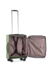 Stratic Bendigo Light + 4 Rollen Kabinentrolley 54 cm mit Dehnfalte green