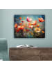 MuchoWow Leinwand bilder Bunte Blumen (BxH)