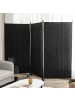 COSTWAY Raumteiler 3 tlg. 180cm in Schwarz