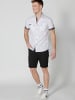 KOROSHI Kurzarmshirt in weiß