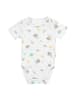 SlumberOrganix Bio Baby-Body kurzarm in Anthrazit