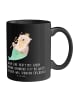 Mr. & Mrs. Panda Trinkbecher Wassermann Party mit Spruch in Schwarz