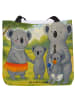 Mr. & Mrs. Panda Shopper Koala Familie Design ohne Spruch in Weiß