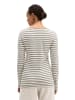 Marc O'Polo Gestreiftes Longsleeve regular in Medium Grey