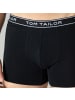 Tom Tailor Boxershorts 3er Pack in Schwarz