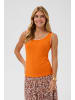 Cream Jerseytop CRRibba Slim fit in Celosia Orange