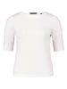 Zero  Basic Shirt mit U-Boot-Ausschnitt in Offwhite