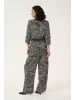 Kaffe Overall KApollie Regular fit in Black/Turtledove Graphic Dot