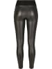 Urban Classics Urban Classics Damen Ladies Faux Leather High Waist Leggings 2-Pack in black+black