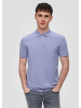 QS Polo-Shirt kurzarm in Lila