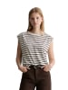 Marc O'Polo DENIM Gestreiftes T-Shirt relaxed in Offwhite