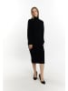DreiMaster Damen Strickkleid in Schwarz