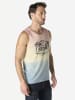 KOROSHI Herren baumwolle print tanktop in bunt