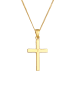 Elli Halskette 925 Sterling Silber Kreuz in Gold