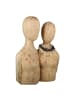 GILDE Skulptur Pair naturfarben - (H) 37 cm