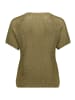CARTOON Strickpullover mit Rundhalsausschnitt in Khaki/Gold