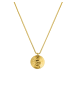 PURELEI Halskette Snake Coin in Gold