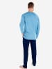 HOM Pyjama Walter Long Sleepwear in blue print