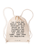 Mr. & Mrs. Panda Tasche Ich liebe den Winter,... mit Spruch in Creme