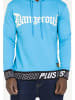 PLUS EIGHTEEN Herren Kapuzenpullover in Türkis
