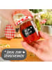 Praknu 25 Marmeladengläser 230 ml mit Deckel - Mit Etiketten & Stift -