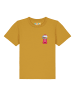 wat? Apparel T-Shirt Kaugummiautomat in Ocker