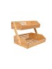 relaxdays Obst Etagere in Natur