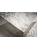 KADIMA DESIGN Couchtisch MONOBLOC 40x40x45 cm Hochglanz mit Marmor Optik, in Weiß