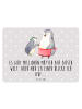 Mr. & Mrs. Panda Schild Pinguin mit Kind mit Spruch in Grau Pastell